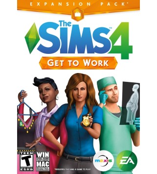 The Sims 4 - Get to Work DLC CZ/RU/PL Languages Only Origin / EA app Key GLOBAL